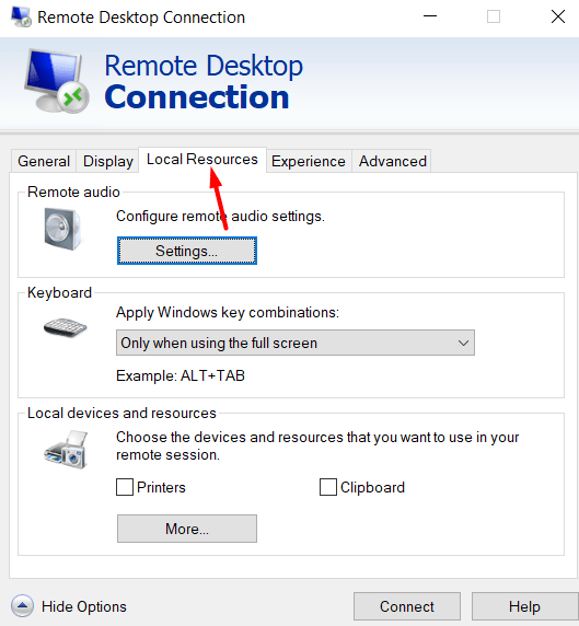 How to enable Copy and Paste for Remote Desktop in Windows