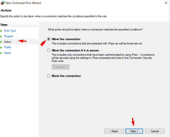 action-tab-allow-the-connection-outbound-rule