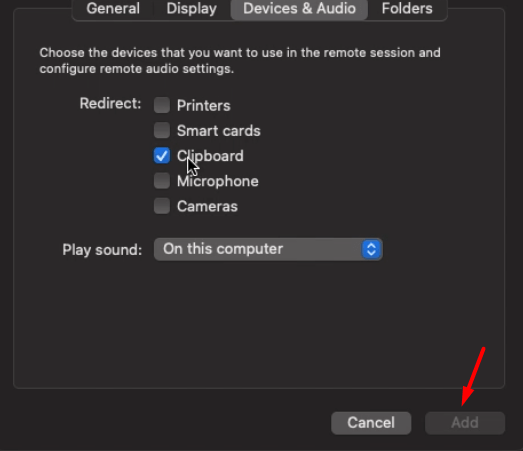 click on add to save clipboard option