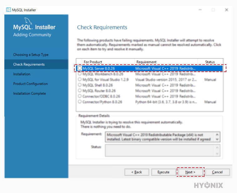 select-mysql-click-on-next