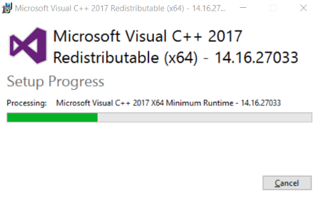 How to install Visual C++ on Windows Server