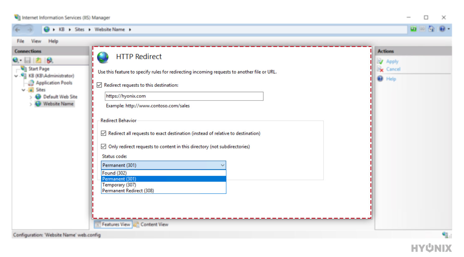 how-to-set-up-website-redirection-from-iis-7-in-windows