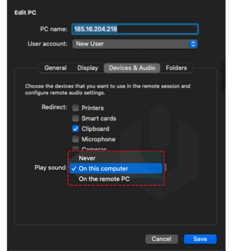 select-audio-option-macos-rdp-windows-server