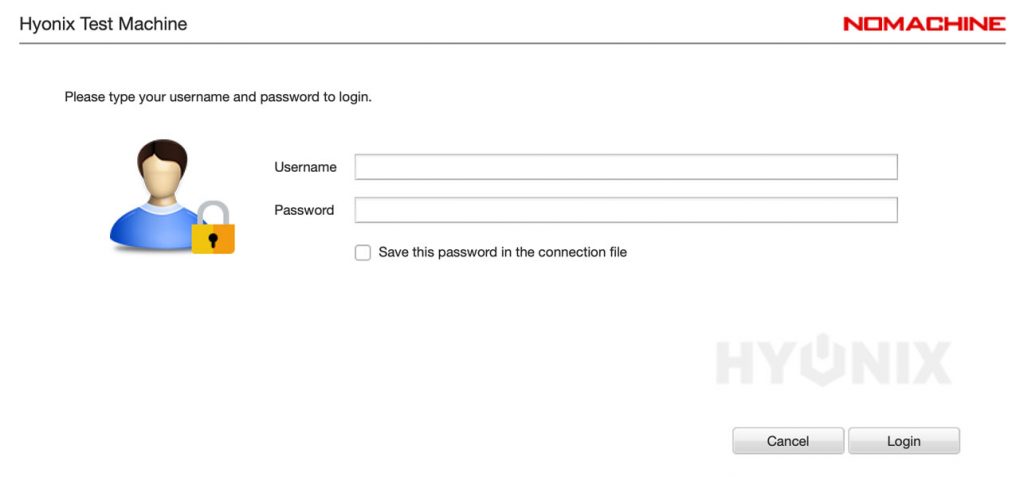 enter administrative login details of windows server