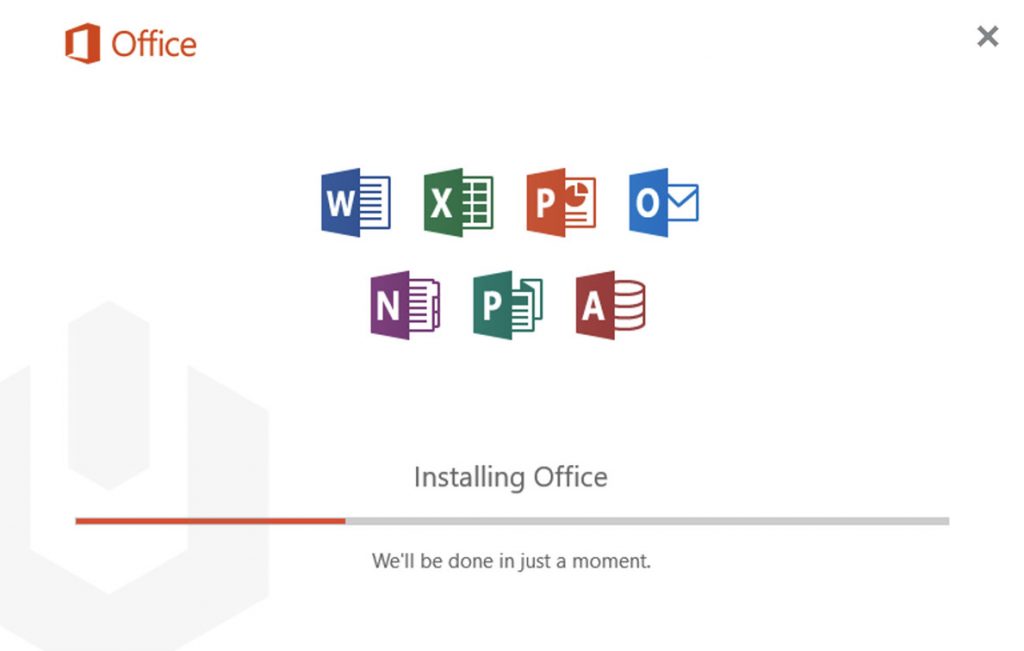 microsoft office installation start