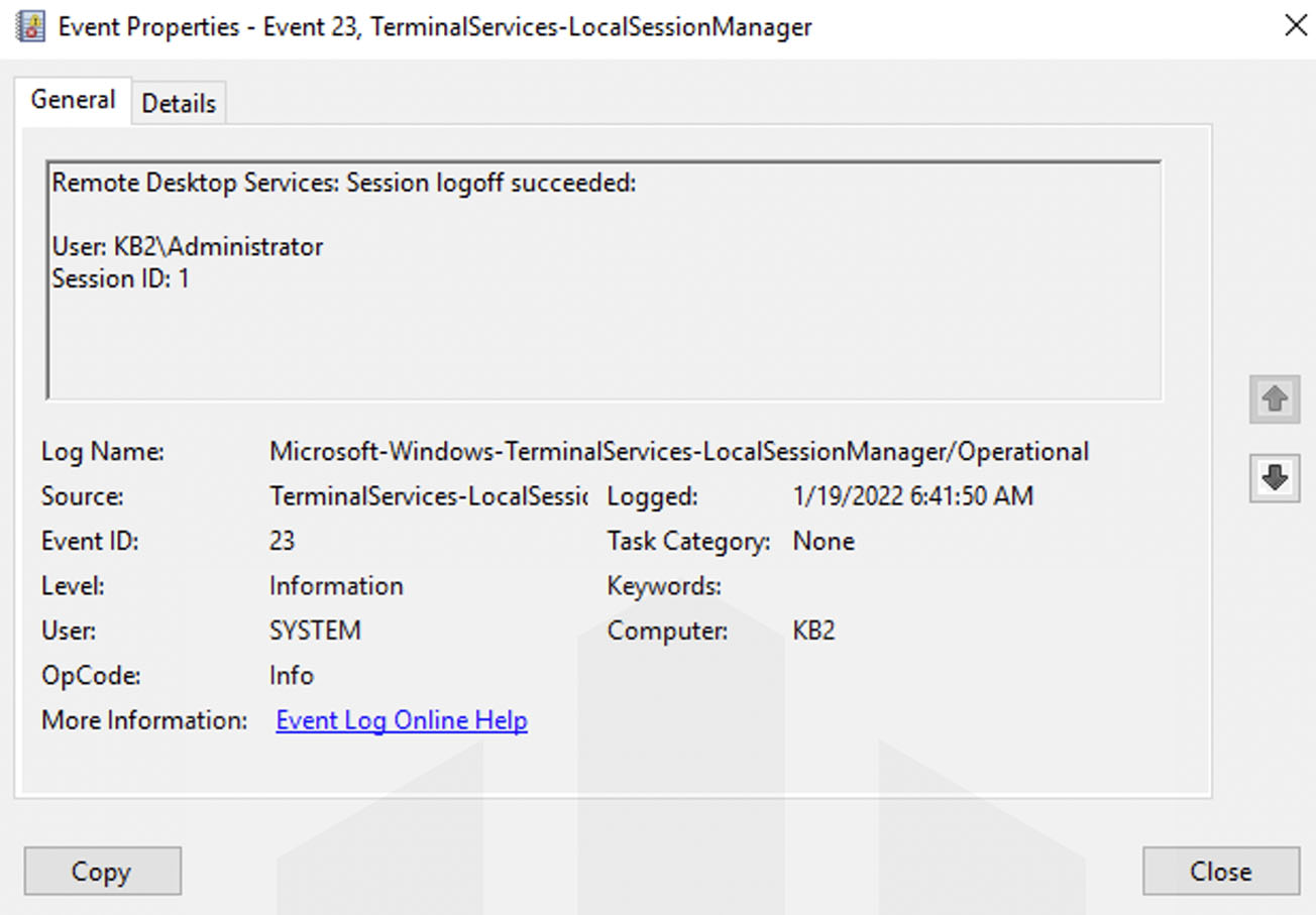 Track & Analyze Remote Desktop Connection Logs in Windows Server