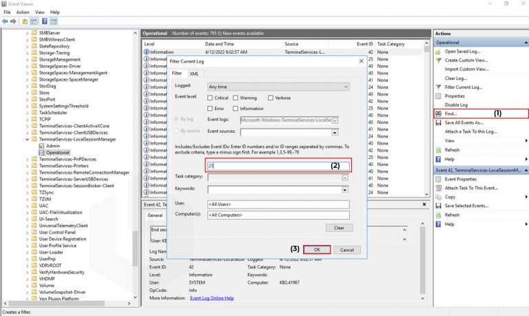 Track & Analyze Remote Desktop Connection Logs in Windows Server ...