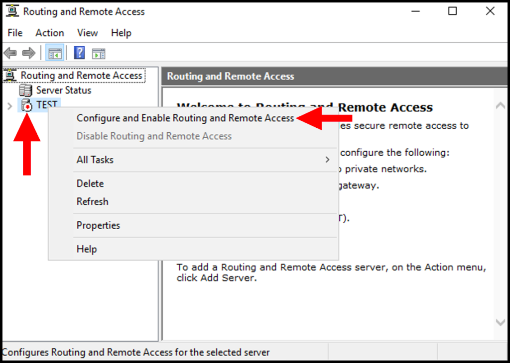 Configuring and Enabling Routing and Remote Access on the server for how to set up PPTP/L2TP on windows server.