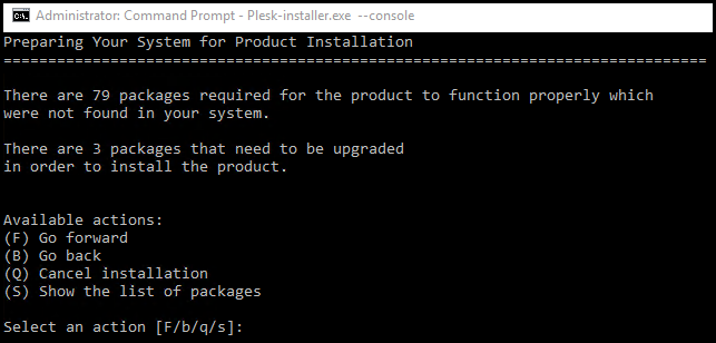 plesk using command line