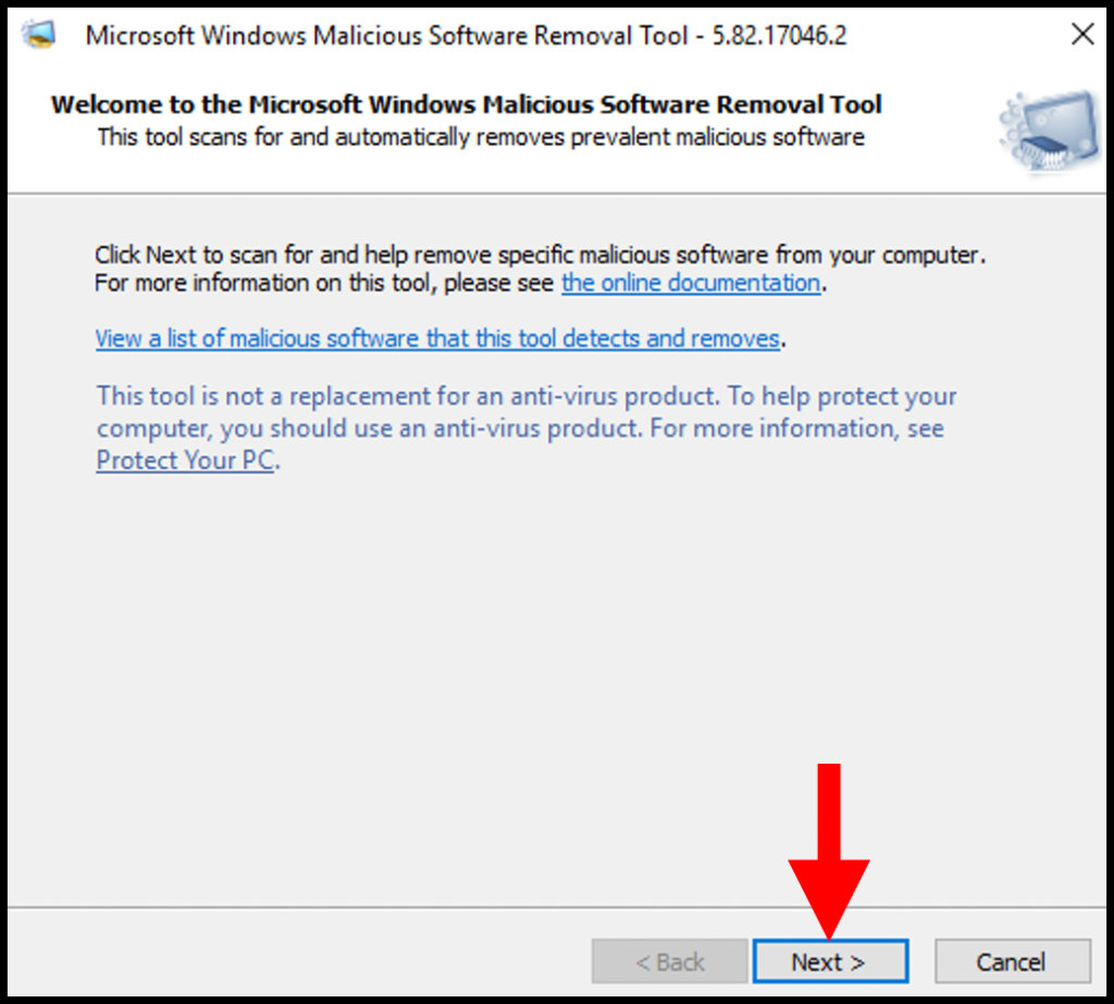 for windows download Microsoft Malicious Software Removal Tool 5.117